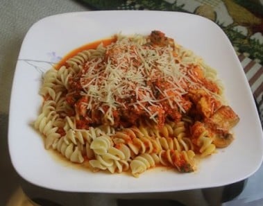 Pasta With Roasted Red Pepper Sauce Recipe