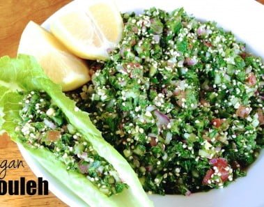 Raw Vegan Tabbouleh! ♥ (Low Fat, Nutritious & Delicious) | Annie Jaffrey