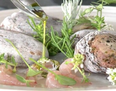 René Redzepi makes the signature Noma dish: The Sea