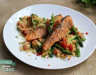 Salmon and Cous Cous Recipe – Cook And Save with Jamie Oliver