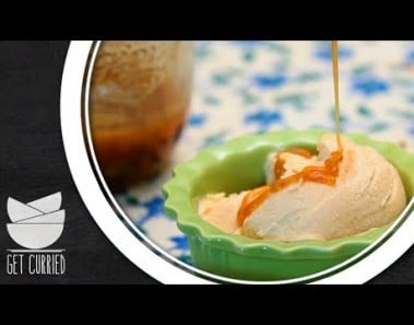 Salted Caramel Frozen Yogurt – Delicious Frozen Dessert Recipe – My Recipe Book By Tarika Singh