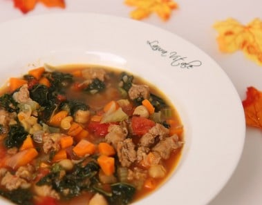 Sausage & Kale Soup Recipe – Laura Vitale – Laura in the Kitchen Episode 457