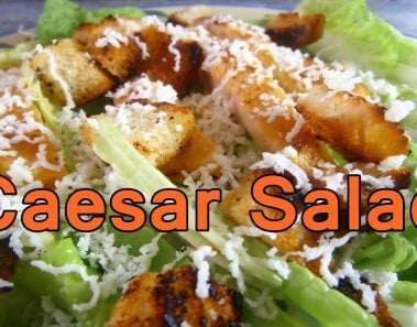 simple grilled chicken CAESAR SALAD recipe –  easy food recipes for begginers to make at home