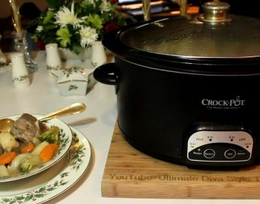 Slow Cooker Lamb Stew for Saturday Night Supper
