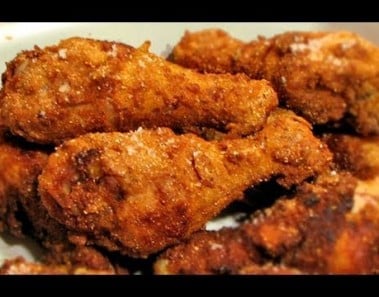 Spicy fried chicken legs