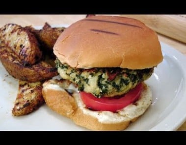 Spinach Turkey Burgers – Recipe by Laura Vitale – Laura in the Kitchen Episode 119
