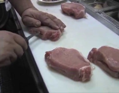 Stuffed pork chop. Another great recipe for dinner from Daddy Jack’s New London CT