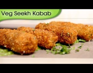 Veg Seekh Kebab | Quick Easy To Make Appetizer / Starter | Crispy Snack Recipe by Ruchi Bharani [HD]
