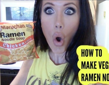 VEGAN RAMEN NOODLE RECIPE