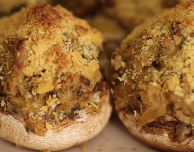 Vegan Stuffed Mushrooms Recipe – Vegan Italian Appetizer Recipes