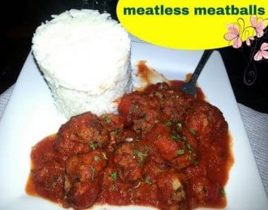 Vegetarian meatballs recipe