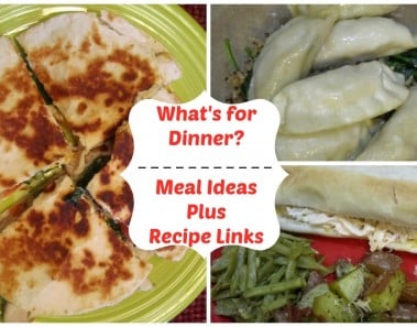 What’s for Dinner? Meal Ideas Plus Recipe Links (02.08.15 – 02.14.05)