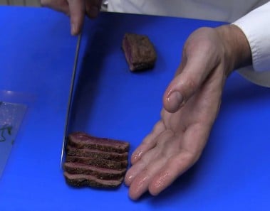 Yannick Alléno makes a dish at Le Meurice