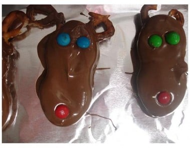 Chocolate Dipped Butter Cookies