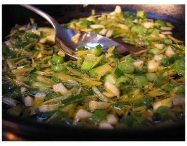 Lemon Scallion Butter Sauce