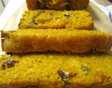 Eggless Ginger & Mango Bread