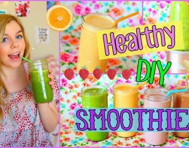 4 Healthy & Easy DIY Smoothie Recipes!