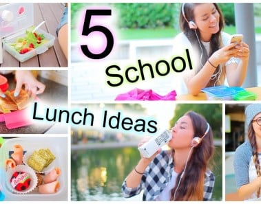 5 Healthy Back To School Lunch Ideas!
