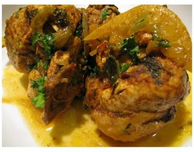 Moroccan Chicken With Preserved Lemons