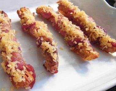 Bacon Wrapped Breadsticks