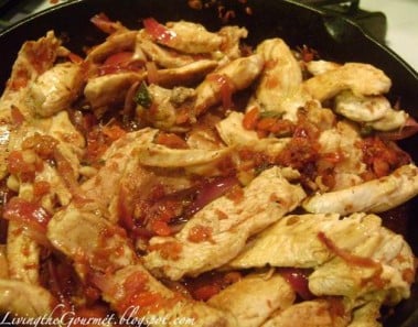 Boneless Chicken Breast with Tomatoes and Capers!