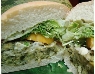 Broiled Vegetable Tofu Burgers