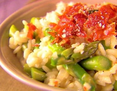 Champagne Risotto With Asparagus and Pancetta