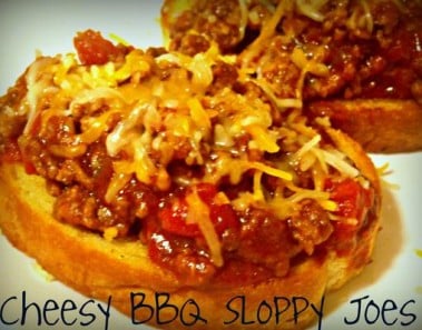 Cheesy Bbq Sloppy Joes