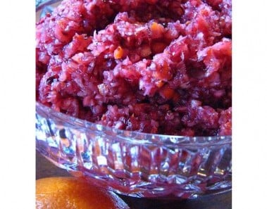 Cranberry Orange Relish