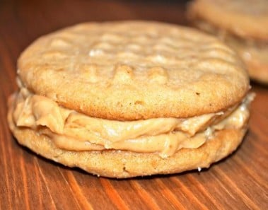 Crunchy Peanut Butter Cookie Sandwiches