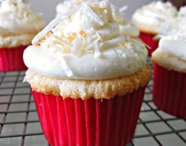 Double Coconut Cupcakes