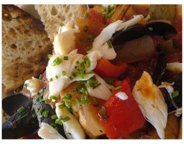 Grilled Seafood Cioppino