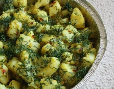 Indian-Style Dill and Turmeric Potatoes