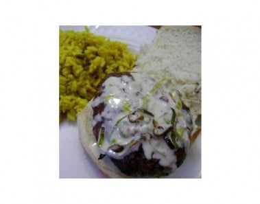 Jalapeno Burgers With Bleu Cheese Sauce