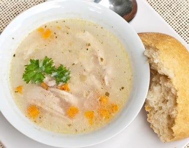 Light and Chunky Chicken Soup