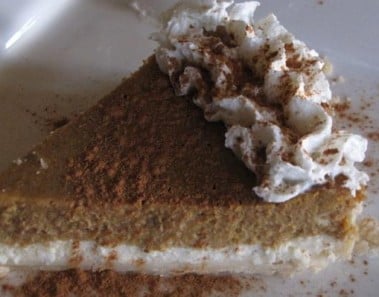Pumpkin Cheese Cake Pie