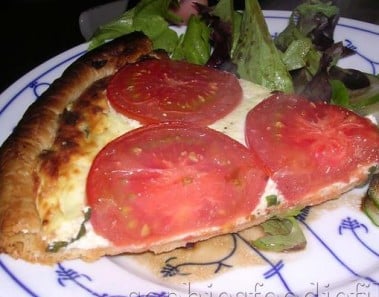 Ricotta & Tomato Quiche