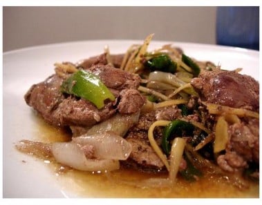 Sauteed Chicken Livers