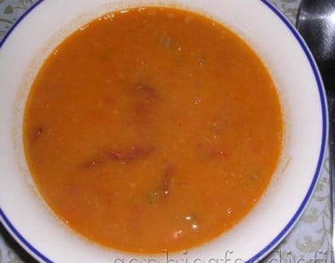 Spicy Chorizo & Bean Soup