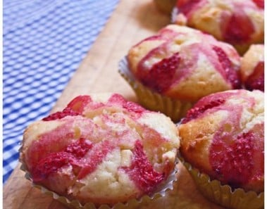 Strawberry and White Chocolate Muffins