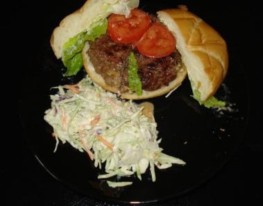Stuffed Double Decker Cheese and Mushroom Hamburgers