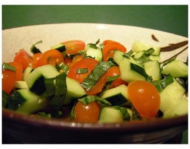 Tomato and Cucumber Salad