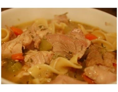 Turkey Noodle Soup With Fennel