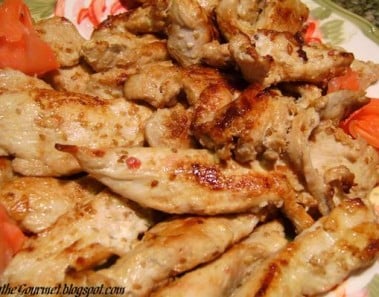Wasabi Marinated Chicken Strips