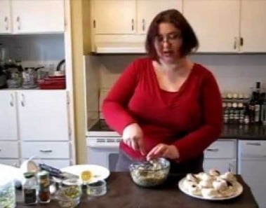Appetizer Recipes:  The Best Stuffed Mushrooms