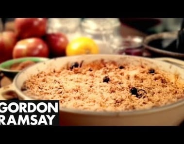 Apple and Cranberry Crumble – Gordon Ramsay