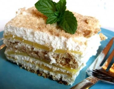 Mango-Refrigerator Cake