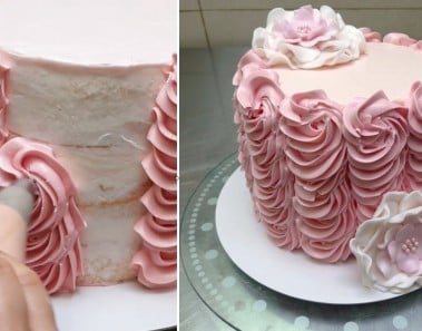 Buttercream Cake Decorating. Fast and Easy Technique by CakesStepbyStep.