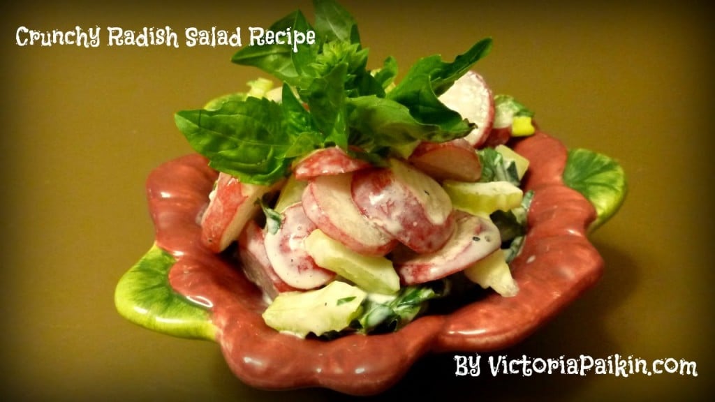 Crunchy Radish Salad Recipe By Victoria Paikin Recipe Flow