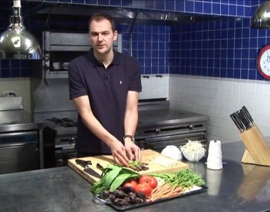 Daniel Humm Prepares Asparagus
